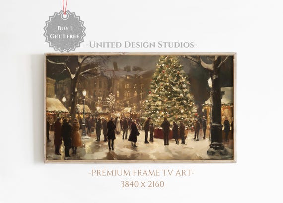 Christmas Winter Tv Art Poster Print