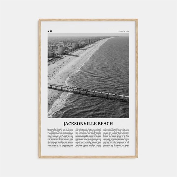 Jacksonville Beach Photo Florida Usa Poster