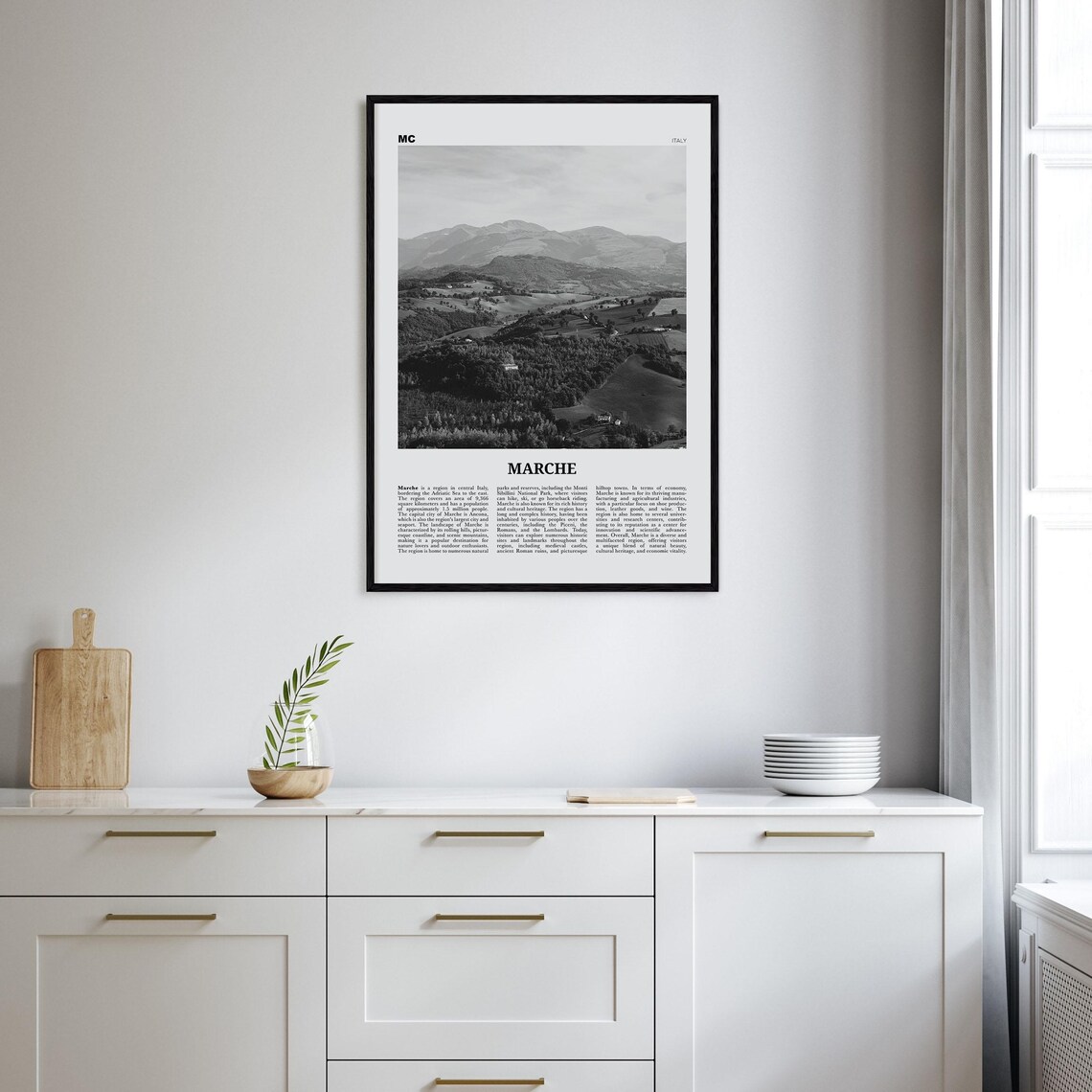 Marche Map France Art Print, Travel Wall Decor - Image 2