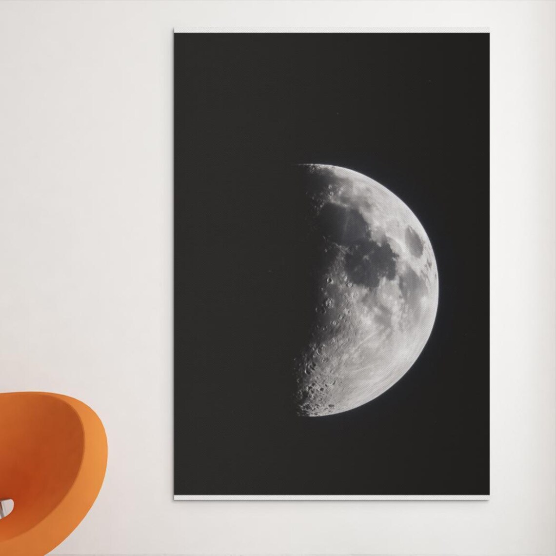 Moon Wall Art, Celestial Space Photography Print