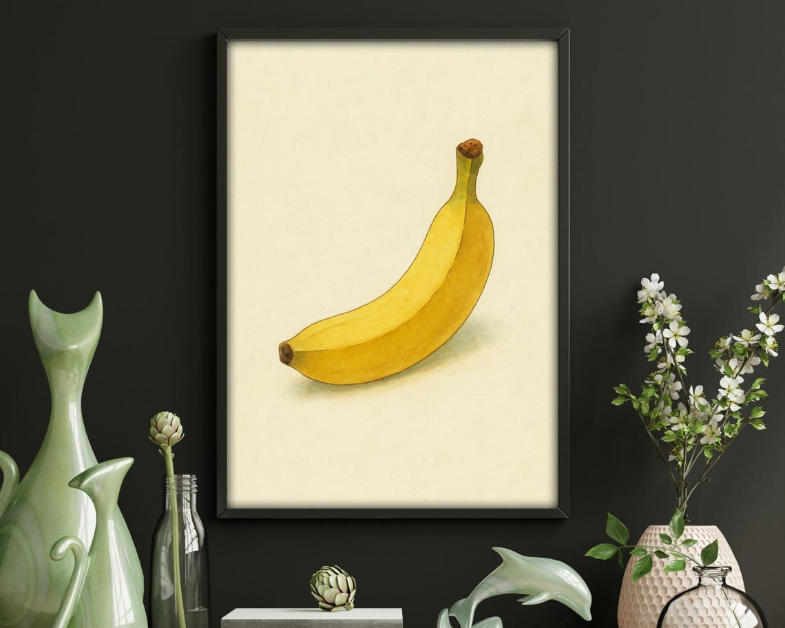 Banana Fruit Art Print - Image 2