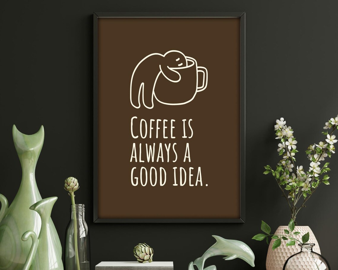 Coffee Quote Bundle, Minimal And Cute Prints - Image 3
