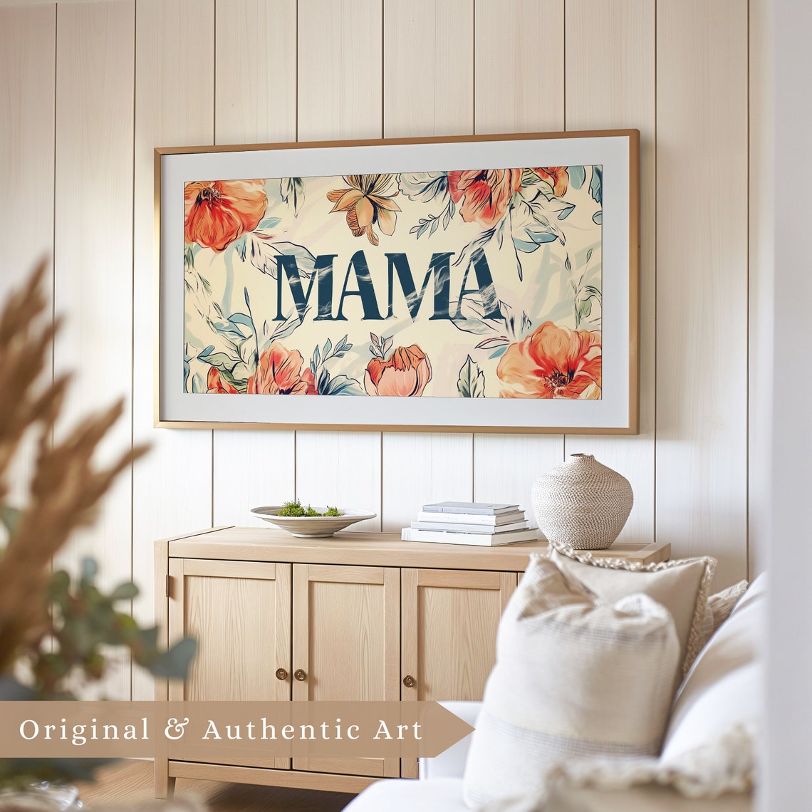Vintage Mothers Day Frame Tv Art Instant Floral Mamas Day Appreciation Oil Painting Happy Mothers Day Tv Screensaver - Image 3