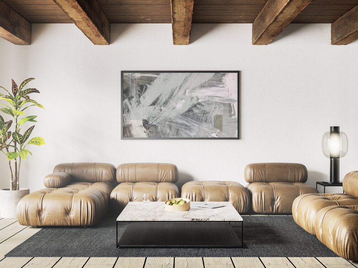 Abstract Art Oil Painting Wall Art Print - Image 3