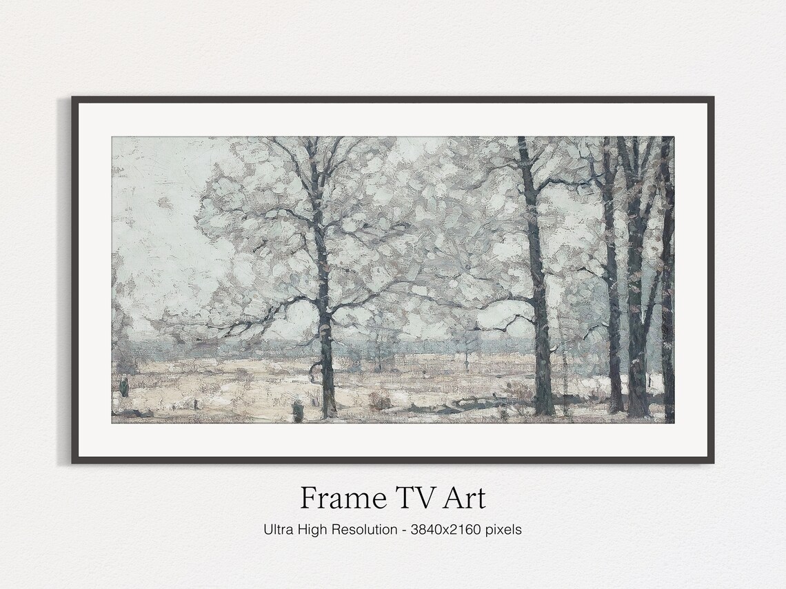 Frame Tv Winters Magic Painting Frame For Tv - Image 4