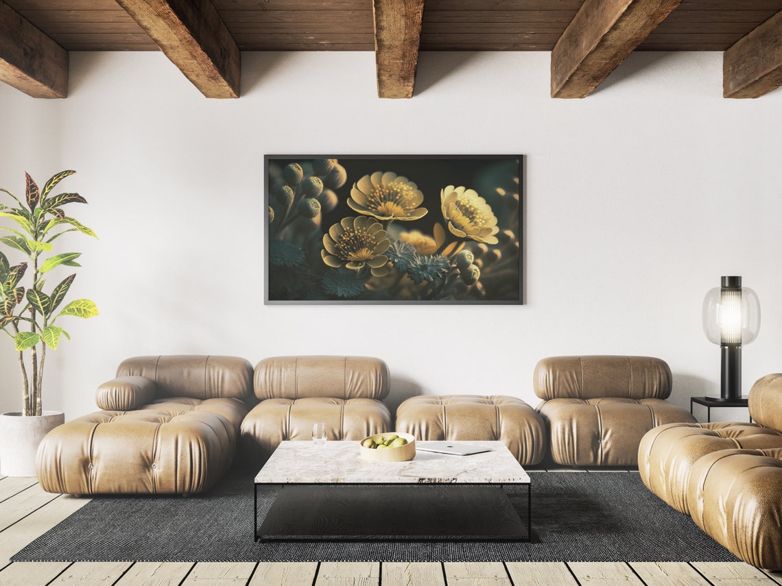Modern Flowers Still Life Painting - Image 4
