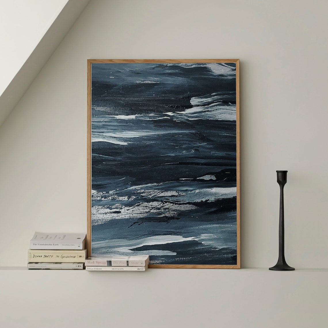 Abstract Water Print, Modern Art - Image 4