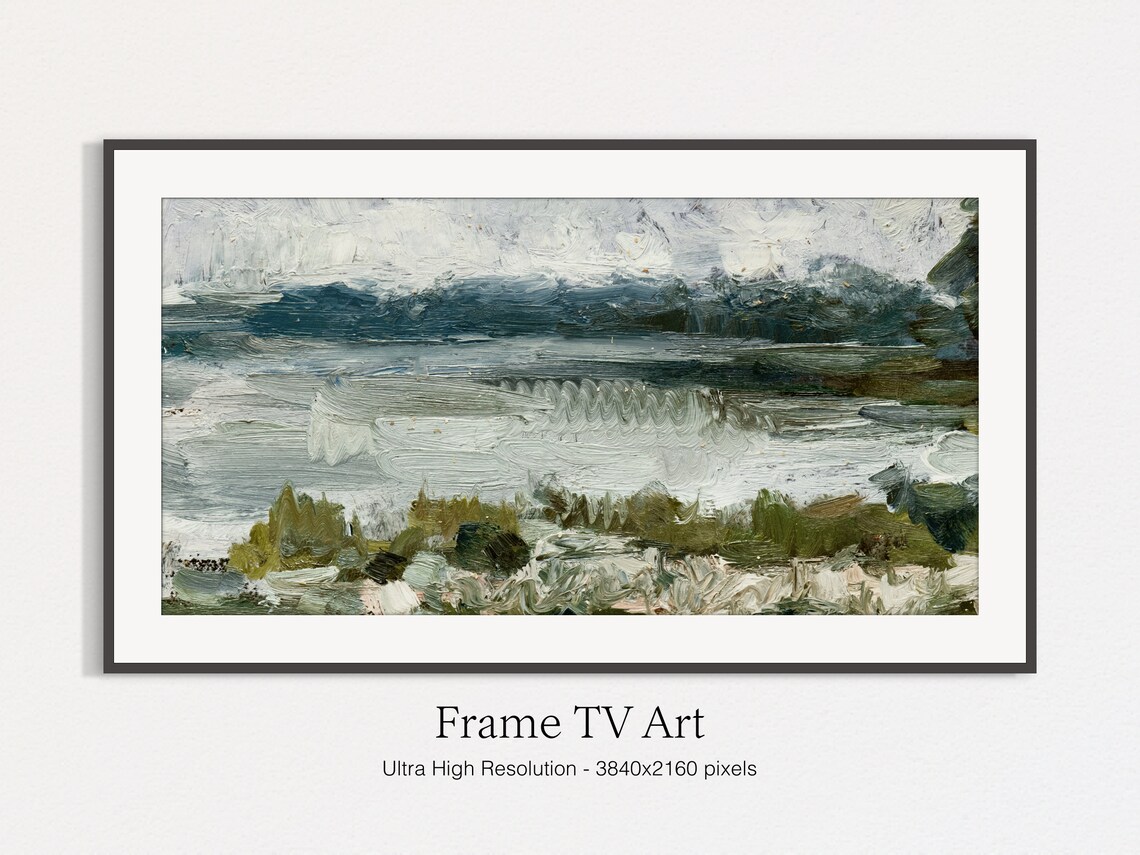 Abstract Oil Landscape for Frame TV Art Print - Image 4