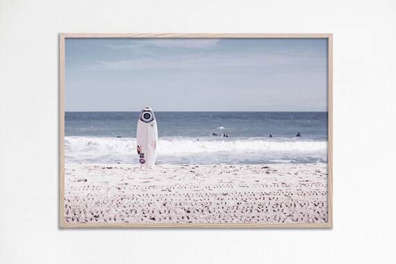 Surfboard Wall Art Photography Print Beach Prints Photo Ocean Decor Landscape