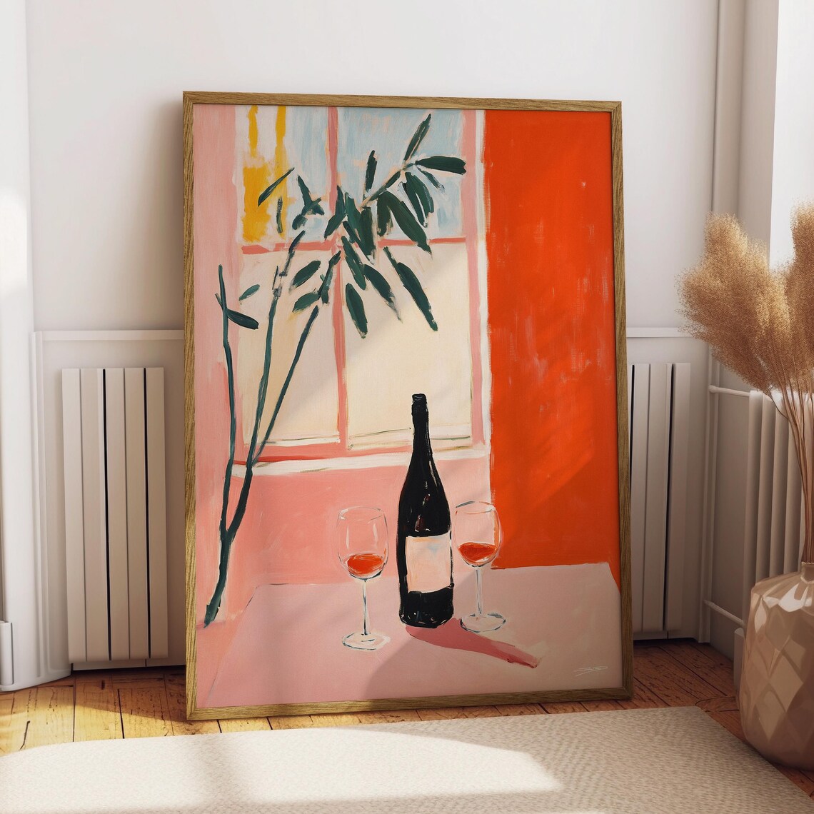 Wine For Two Artwork, Vintage Poster Print - Image 3