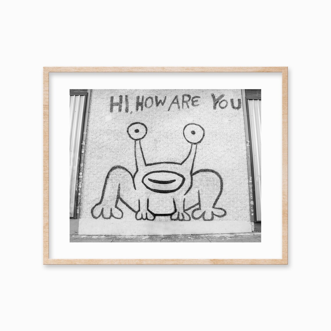 Austin Tx Hi How Are You Mural Art Print