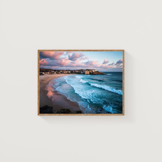 Bondi Beach Sunrise Print Australia Coastal Photography