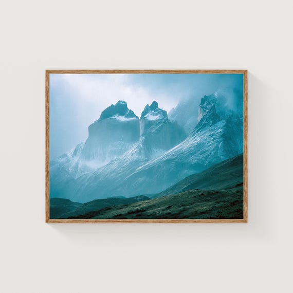 Torres Del Paine Print Mountain Landscape Photography