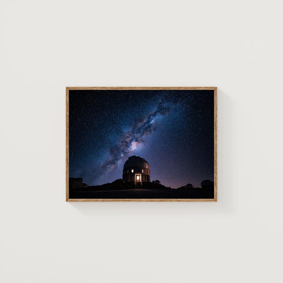 Milky Way Print Atacama Observatory Chile Night Sky Fine Art