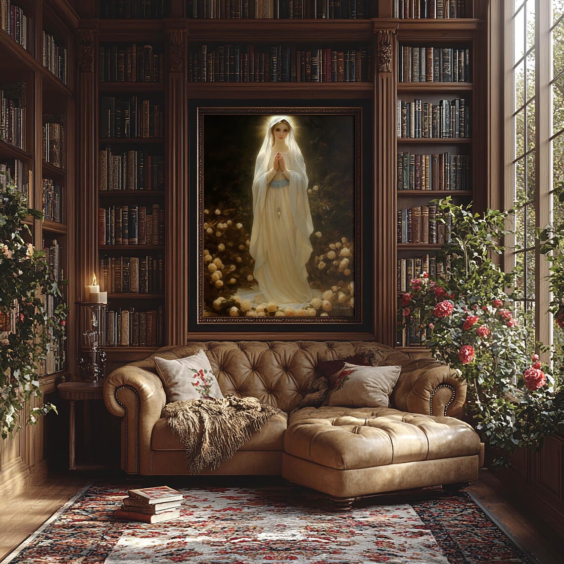 Immaculate Conception, Blessed Virgin Mary Art Print - Image 3