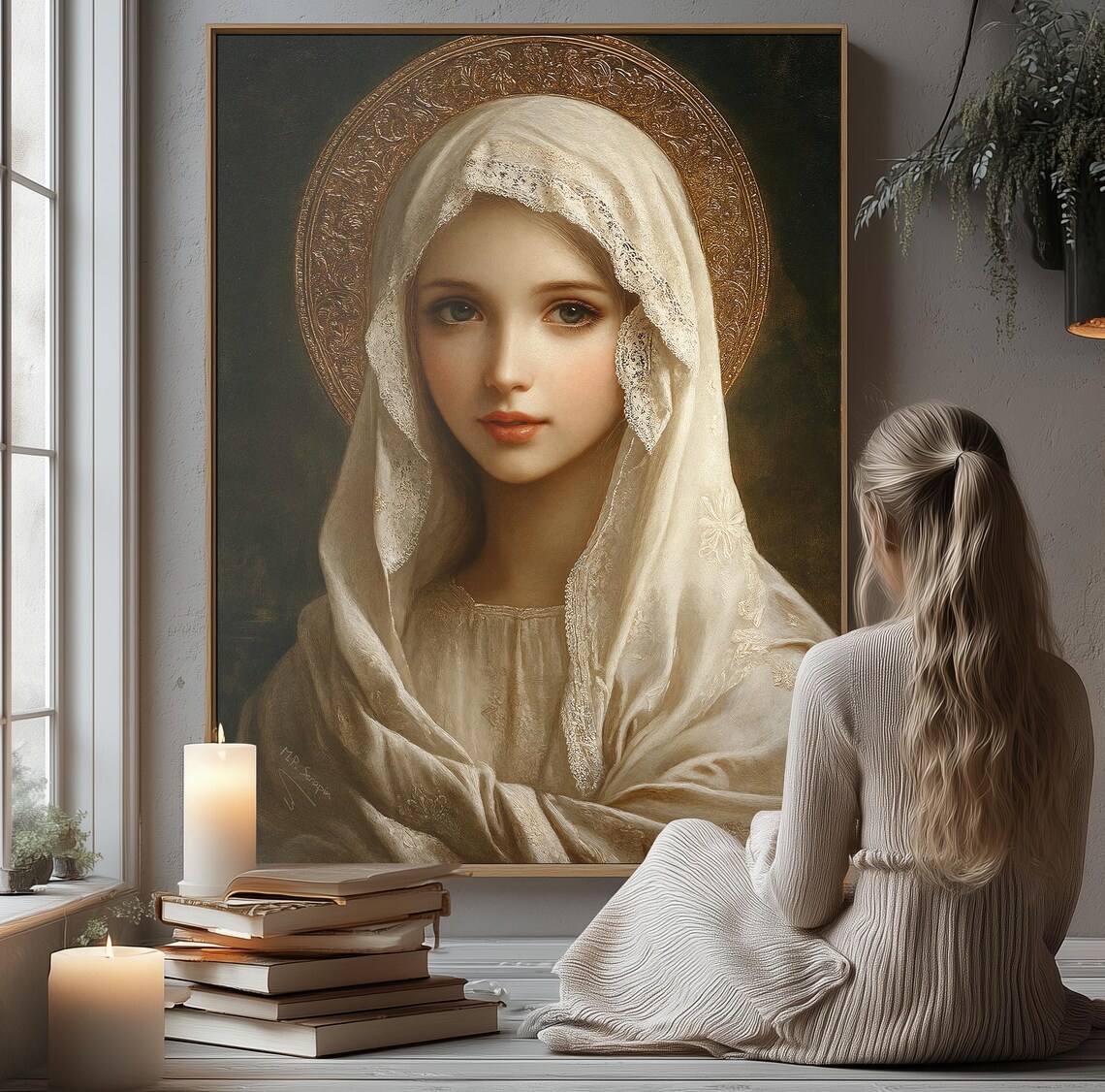 Virgin Most Chaste Blessed Virgin Mary, Catholic - Image 3