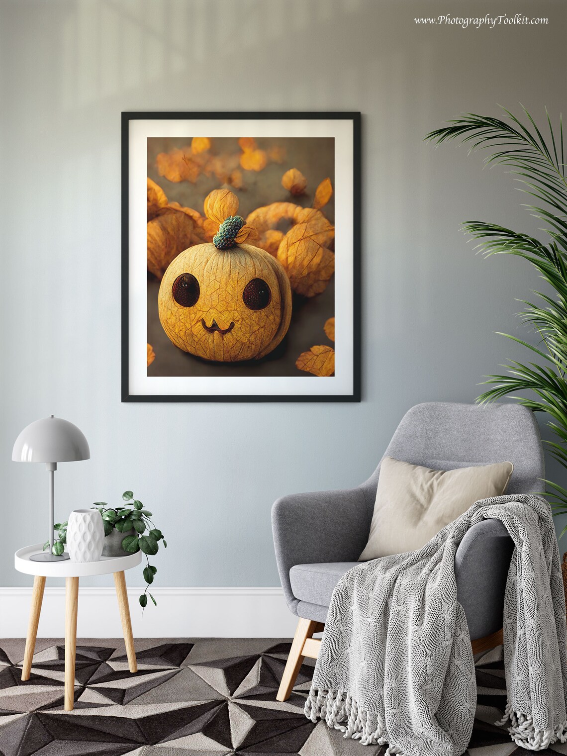 Pumpkin Print, Rustic Fall Decor Art Print - Image 6