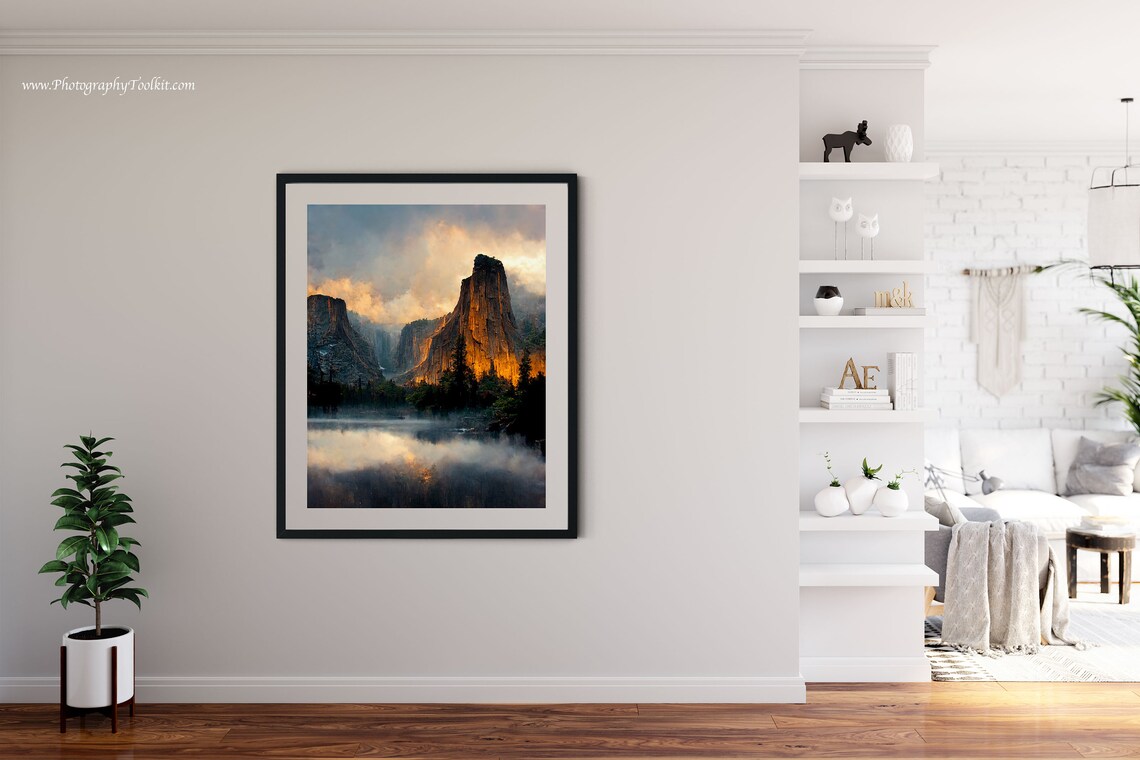 Yosemite National Park Mountain Art Print - Image 4