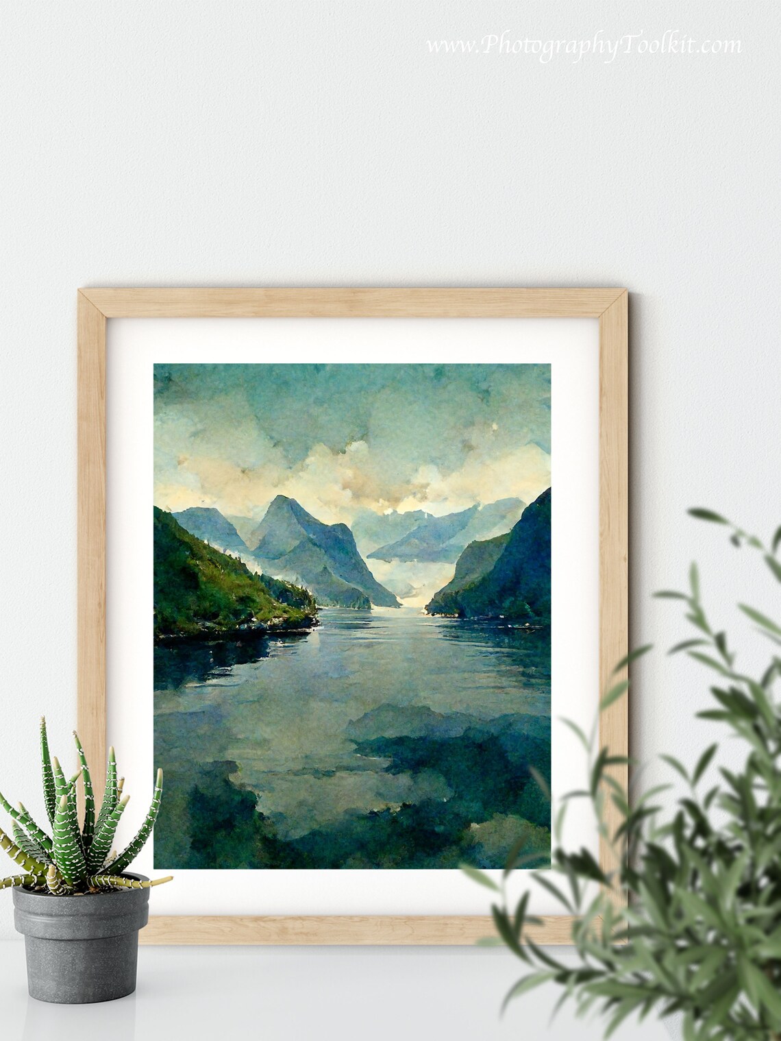 Norwegian Fjord Art Print, Norway Landscape - Image 5