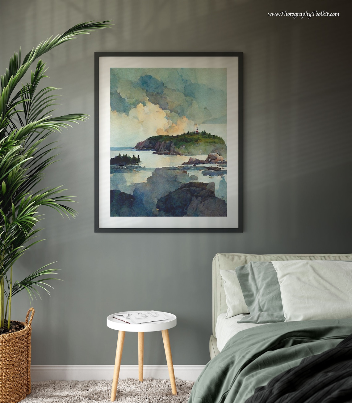 Acadia National Park Retro Travel Poster, Maine Lighthouse - Image 3