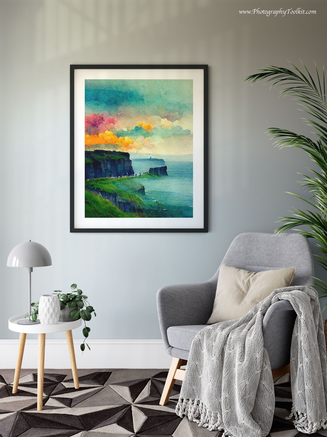 Cliffs Of Moher Travel Print, Irish Landscape - Image 6