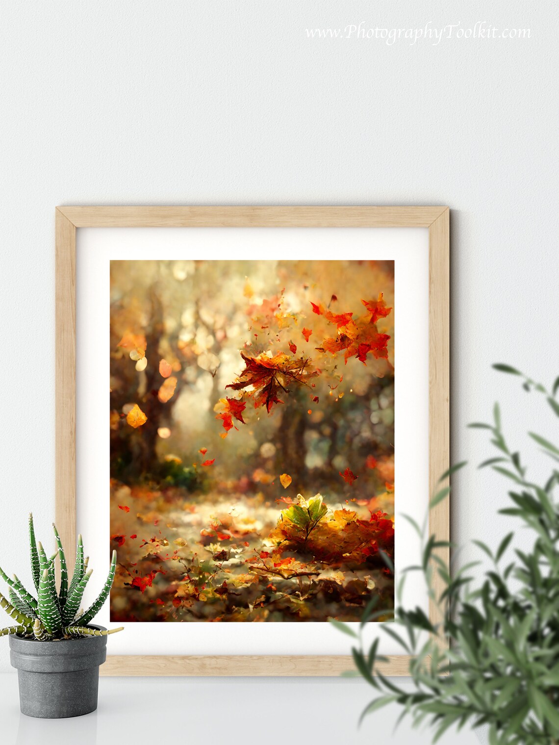 Autumn Landscape, Vintage Style Art Print - Image 5