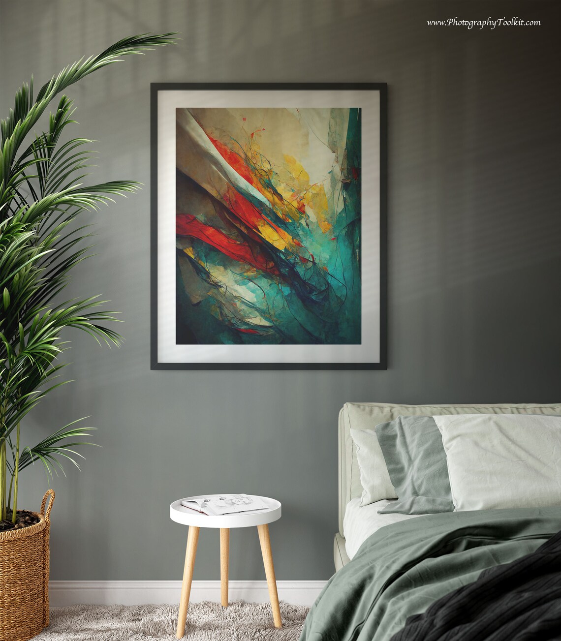 Abstract Colorful Brush Strokes Art Print - Image 3