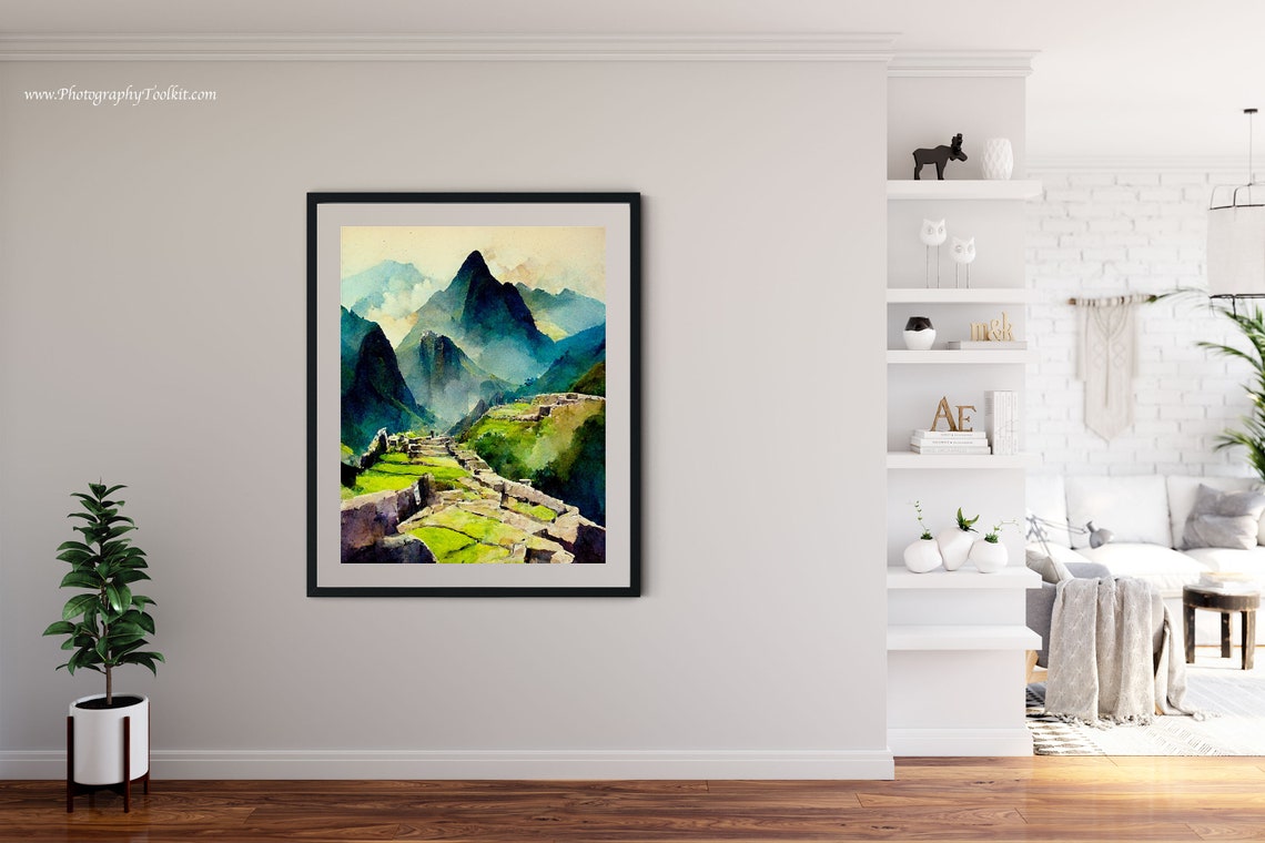 Machu Picchu Peru Travel Print Poster - Image 4