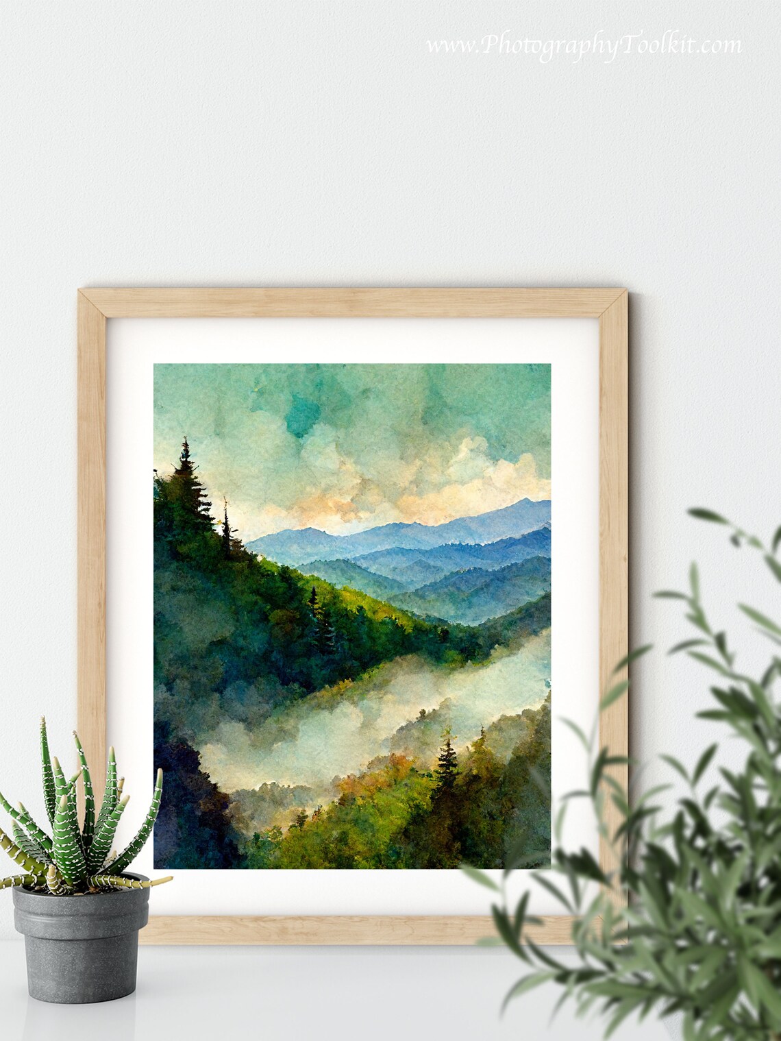 Great Smoky Mountains Poster, Nature Landscape - Image 5