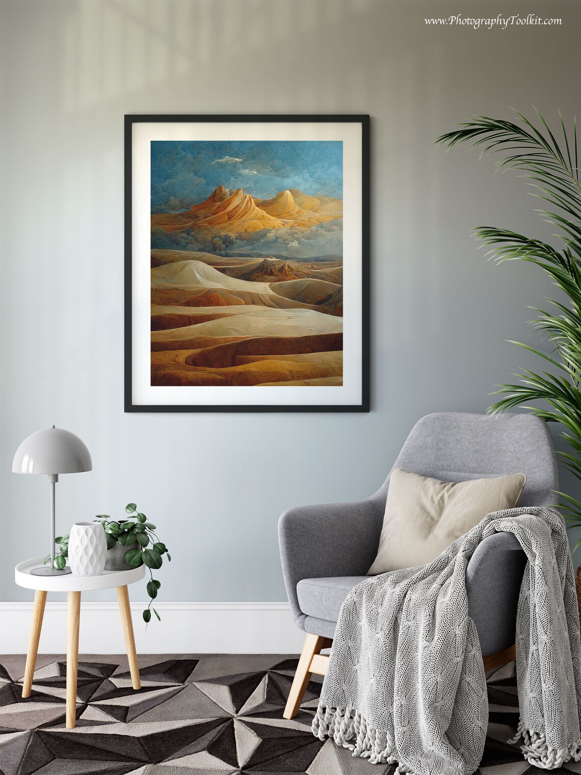 Desert Print Boho Western Decor Desert Landscape Southwest Desert Print Desert Boho Wall Decor Western Decor Retro Art - Image 6