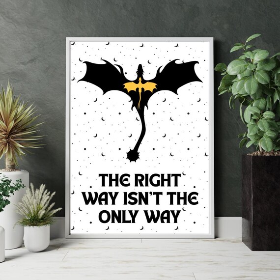 Fourth Wing Quote, Book Lover Poster
