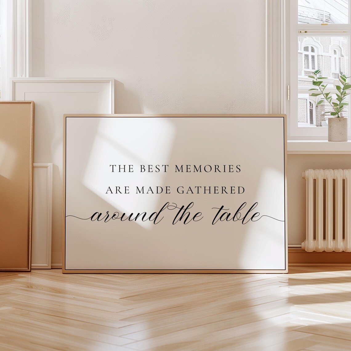 The Best Memories Are Made Gathered Around The Table Dining Decor Poster - Image 3