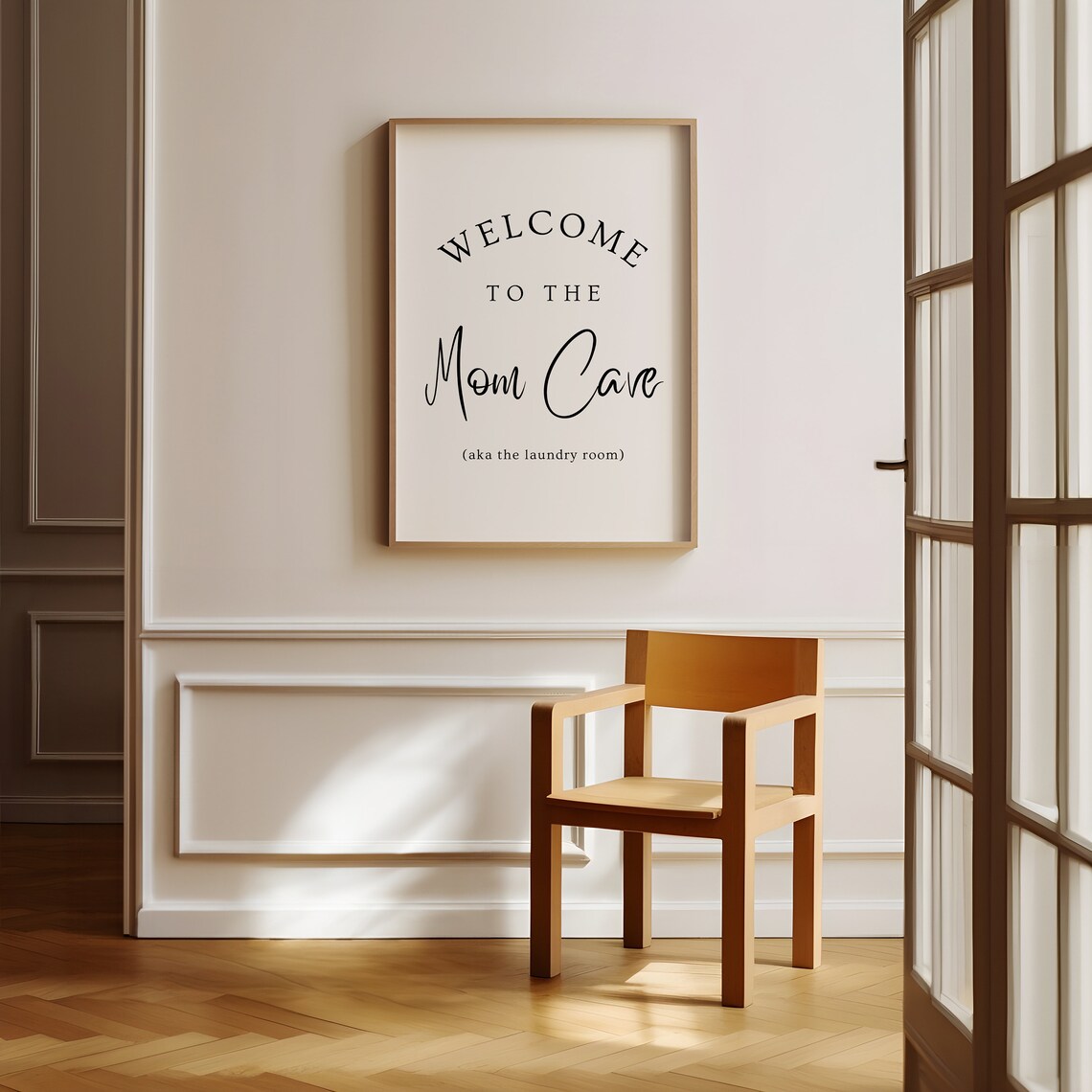 Welcome To The Mom Cave, Laundry Room Quote - Image 3