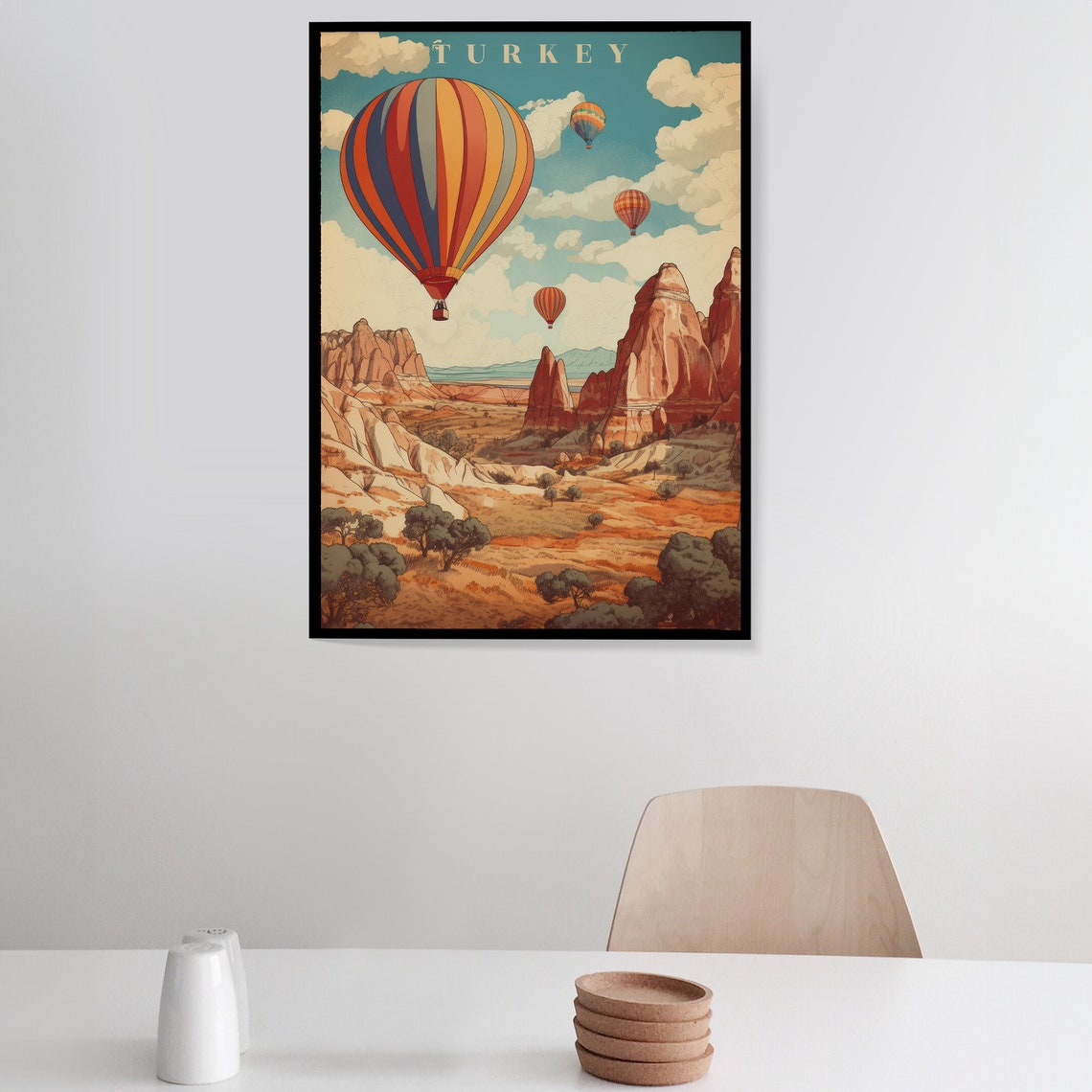 Turkey Poster Istanbul Travel Art Turkey Print Vintage Turkish Home Decor Turkey Travel Art Turkey Travel Poster Istanbul Poster - Image 3