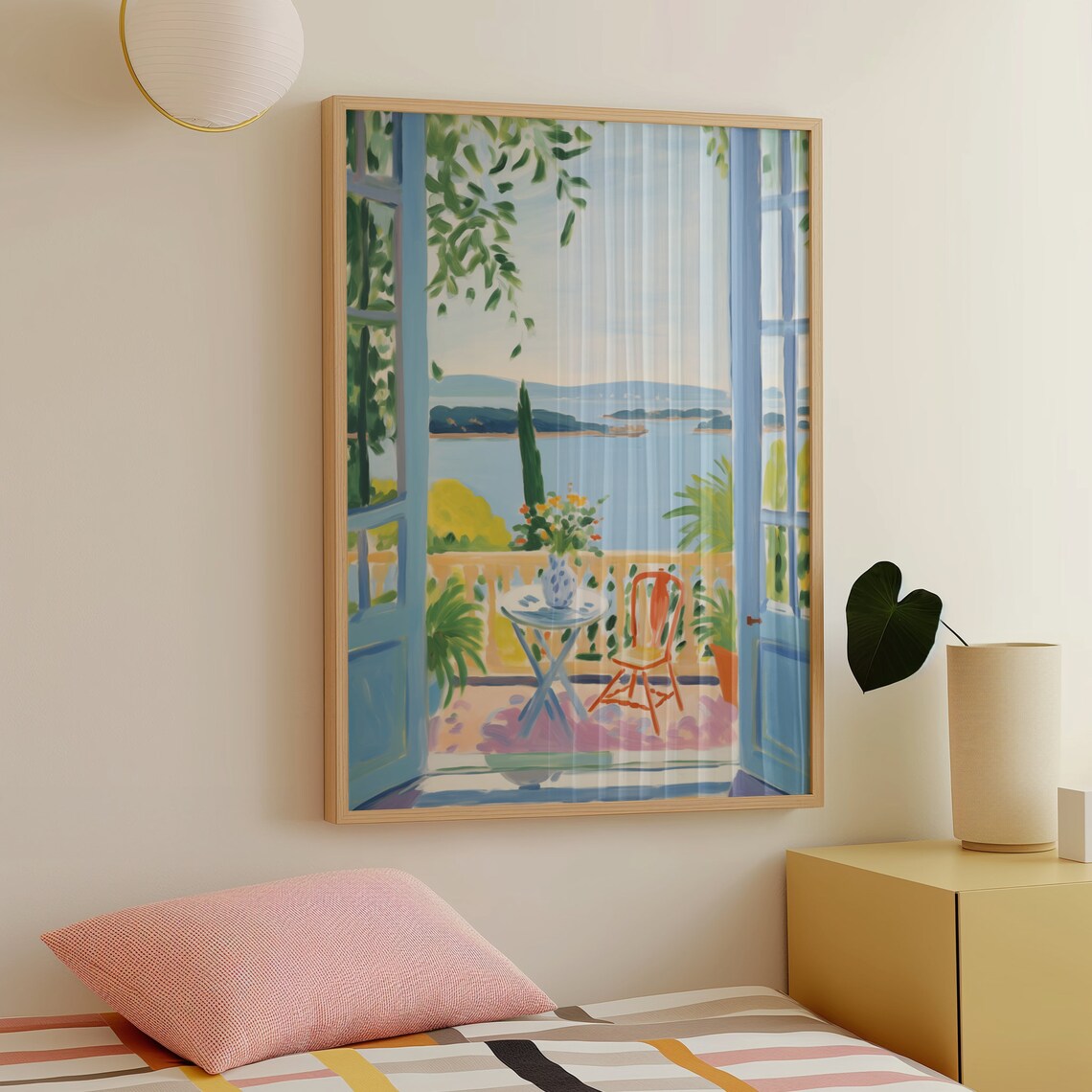 Matisse Open Window, Colorful Modern Art Print - Image 4