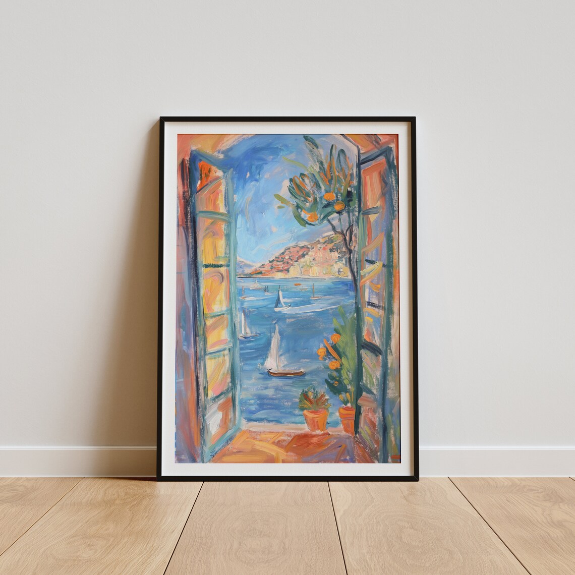 Matisse Open Window Poster, Mediterranean Seaside Print - Image 5