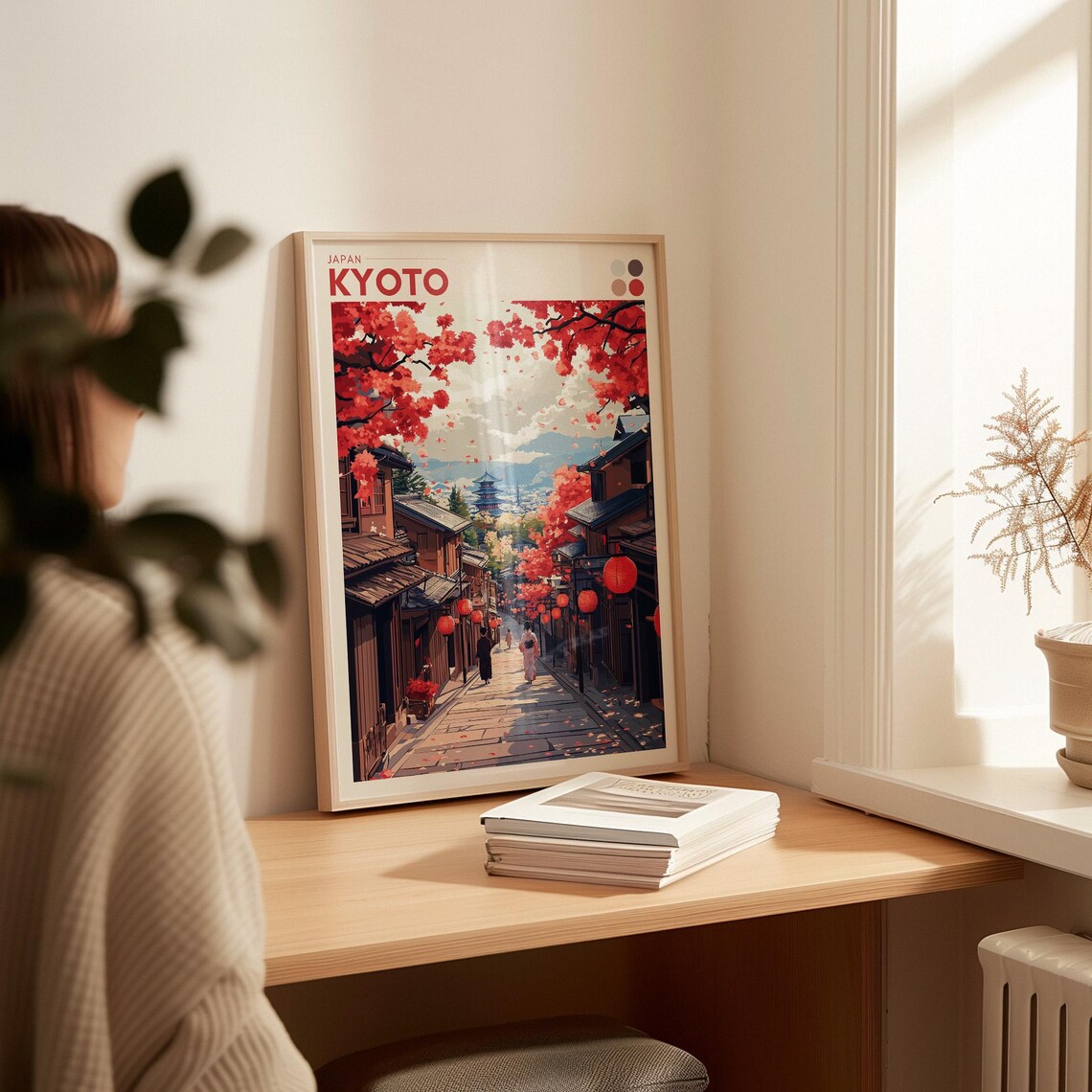 Kyoto Travel Poster, Japan Wall Art Print - Image 2