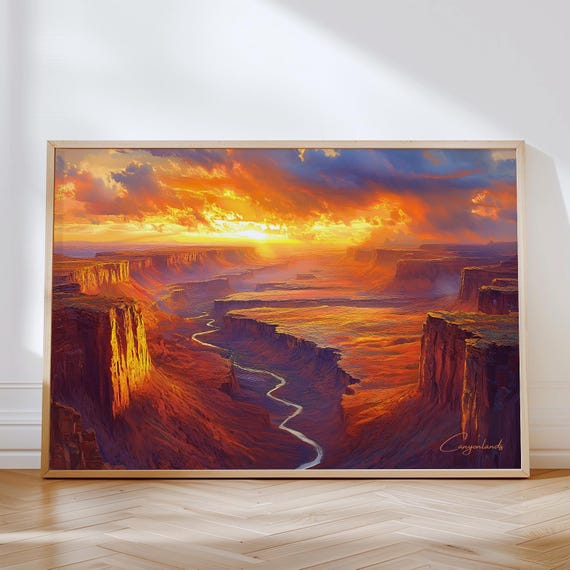 Canyonlands National Park Travel Poster, Utah