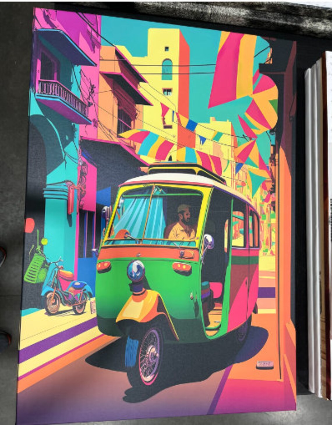 Pakistan Auto Rickshaw, Lahore Street Art Print - Image 5