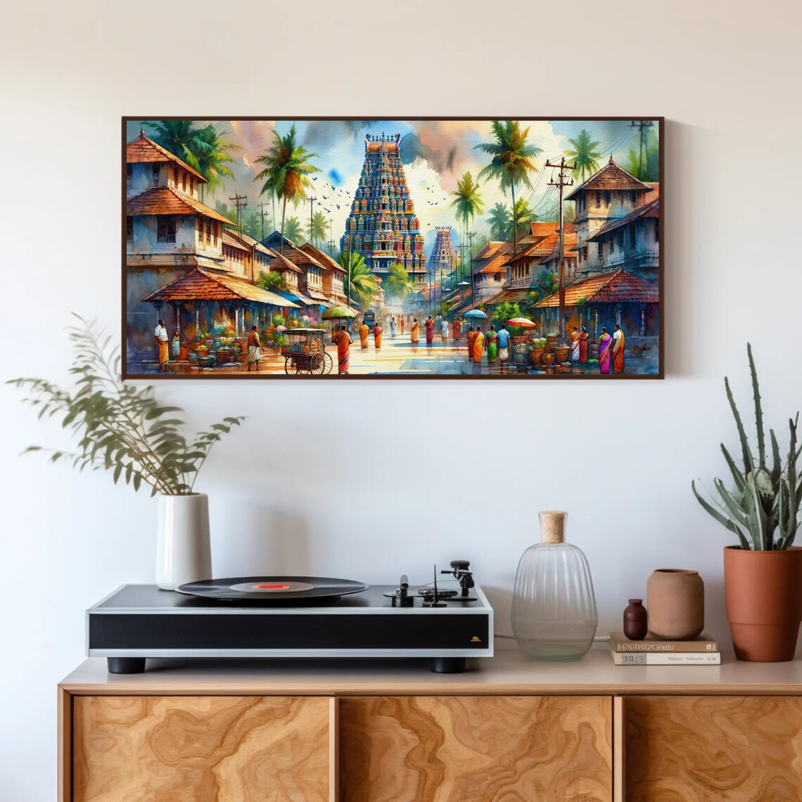 South India Landscape, Traditional Poster Print - Image 5