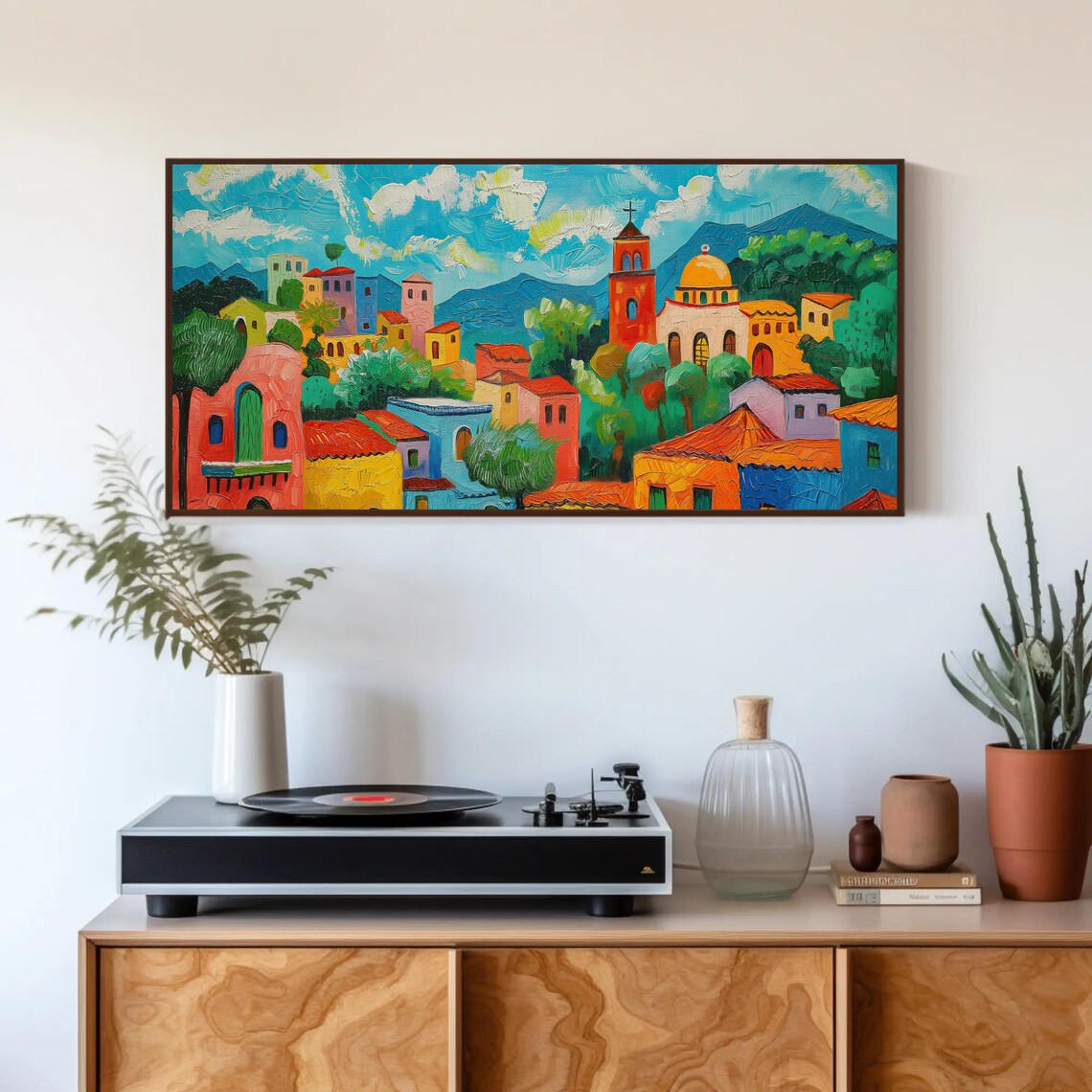 Mexico Modern Style Art Print, Colorful Wall Decor - Image 3