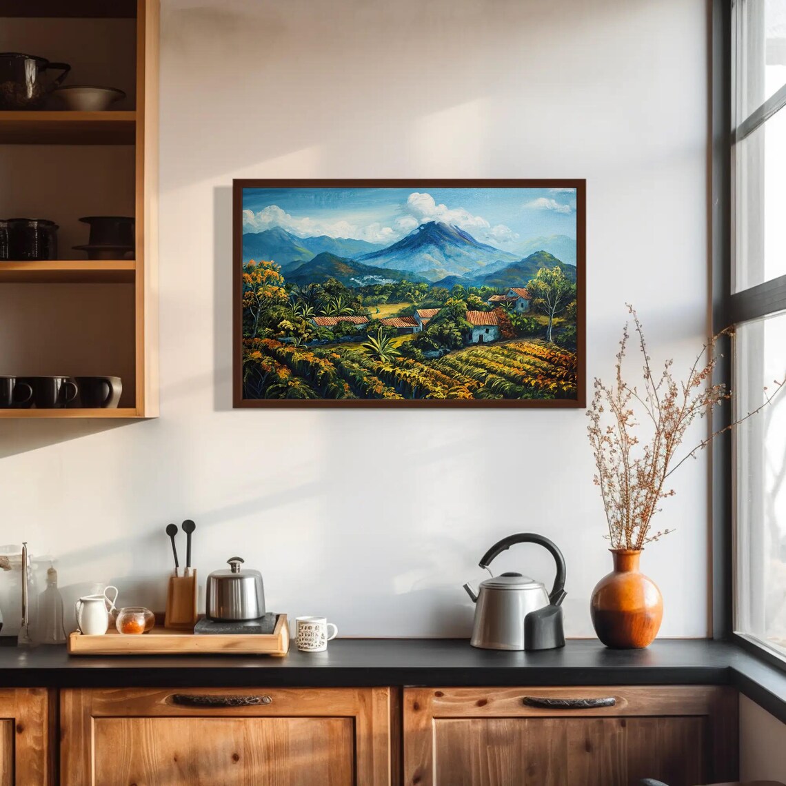 El Salvador Landscape Art Print, Nature Wall Decor - Image 4
