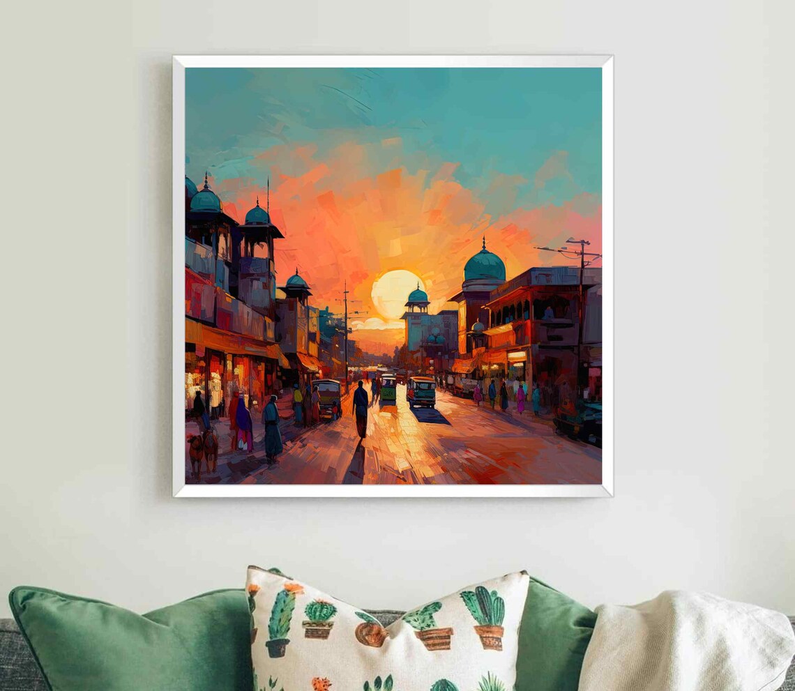 Delhi Travel Poster, India City Wall Art Print - Image 5