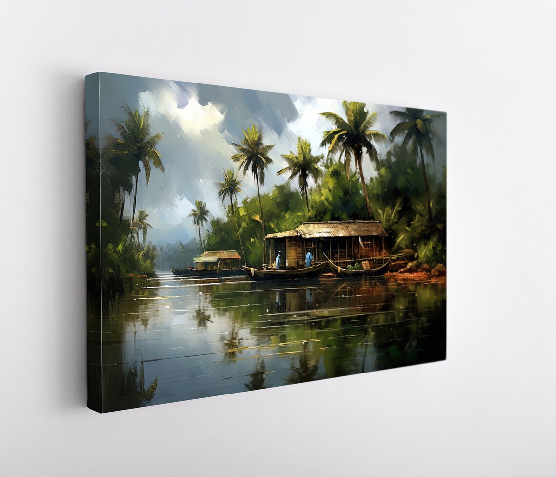 Kerala South Indian Art Print, Home Decor Piece - Image 5