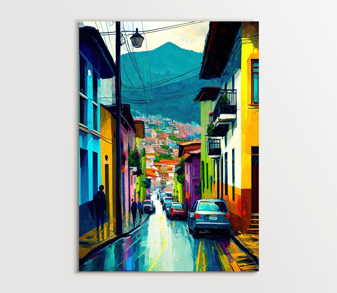Bogota Colombia Travel Poster, Colombian Decor - Image 5