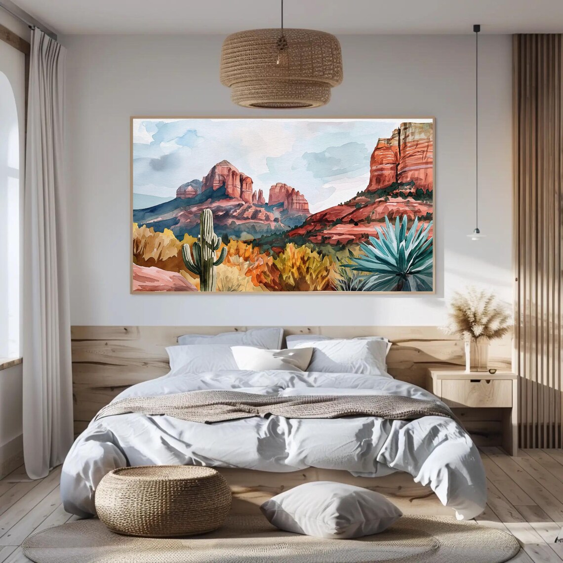 Sedona Desert Landscape, Arizona Travel Poster - Image 2