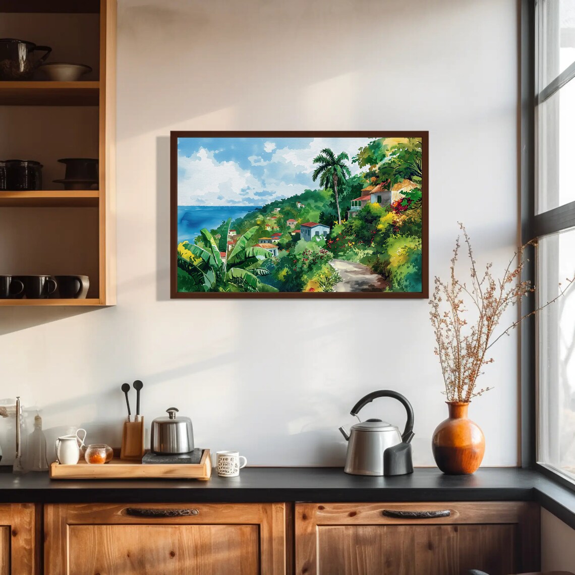 Jamaica Painting, Caribbean Wall Art Poster Print - Image 2