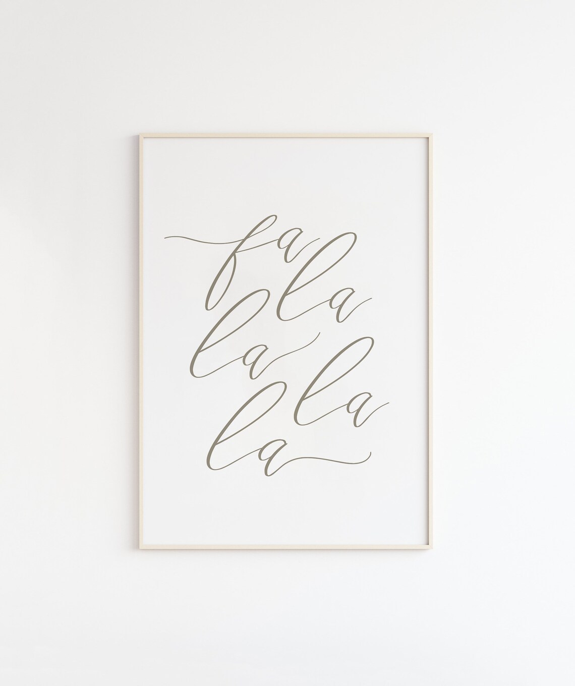 Gold Christmas Quote Print, Vintage Holiday Art - Image 2