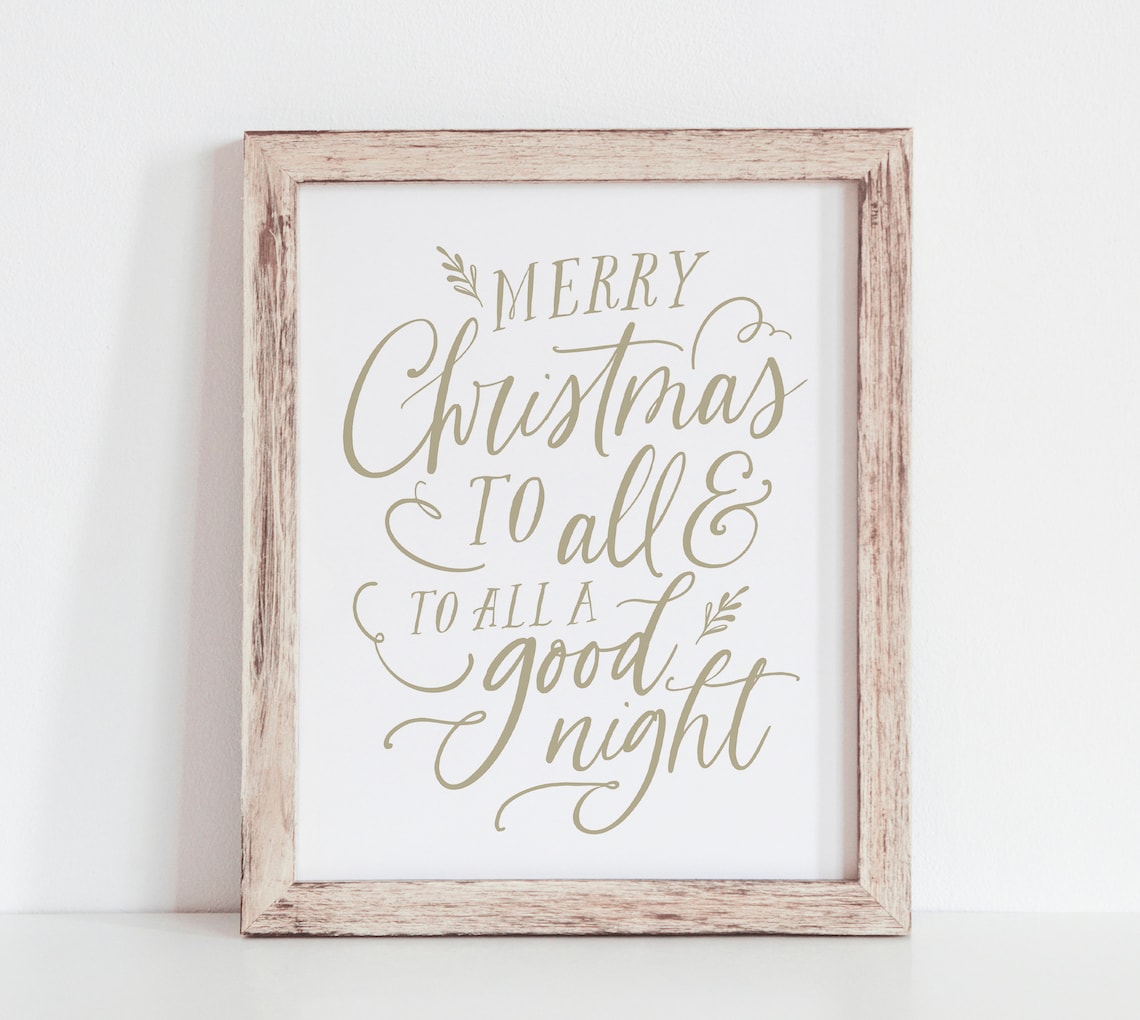 Natural Christmas Print Set of Six, Winter Art