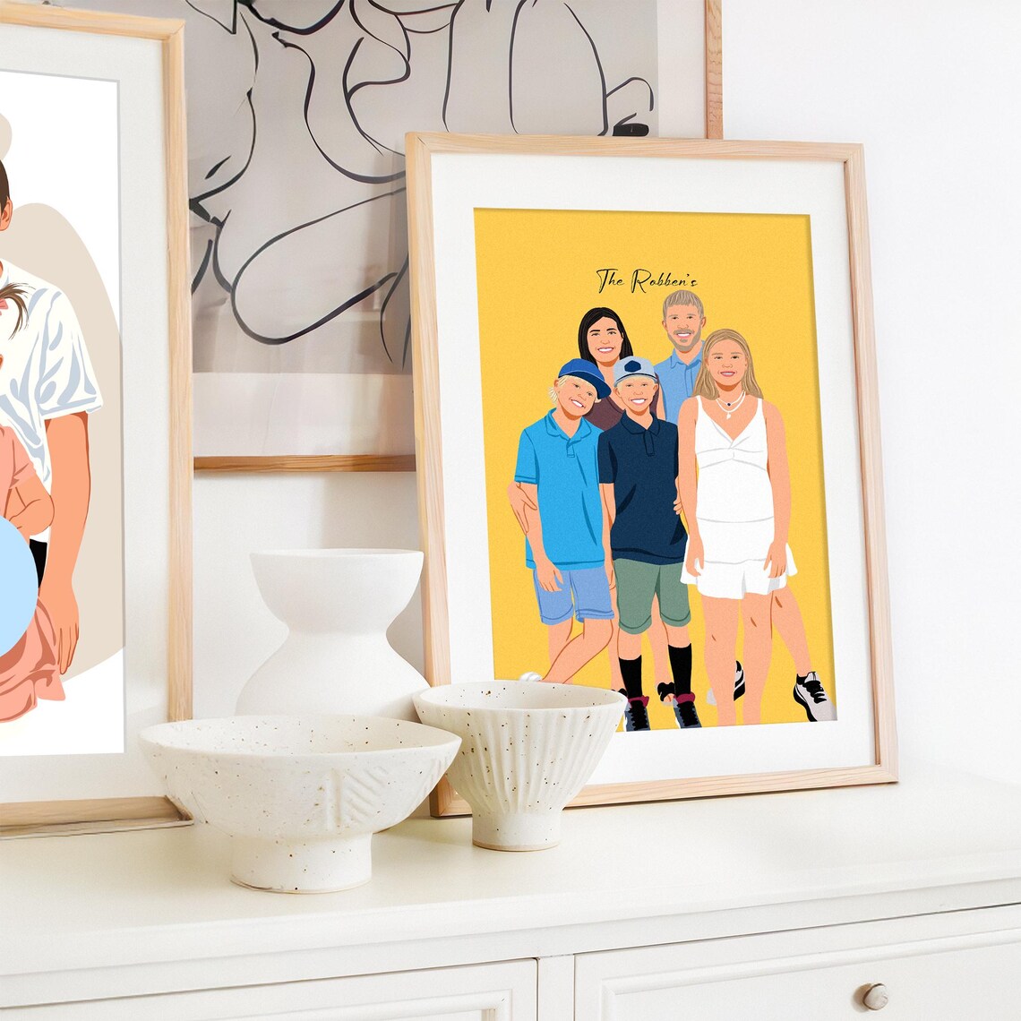 Personalized Memorial Portrait From Photo Art Print - Image 3